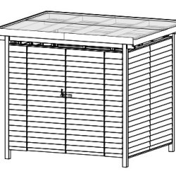 Bronzeklasse: Jmkiil redskabsskur model Oslo 4,32 m2