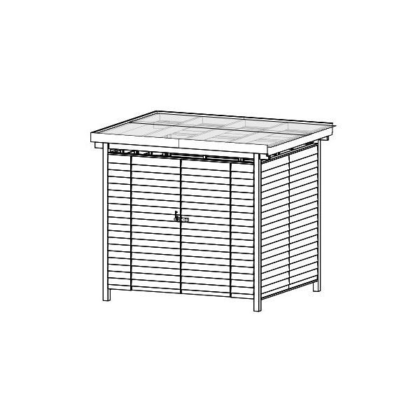 Bronzeklasse: Jmkiil redskabsskur model Oslo 4,32 m2