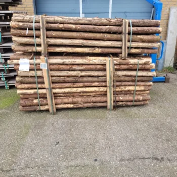 OUTLET: �5-9cm rafter med bark i l�ngde 220cm (150 stk.)