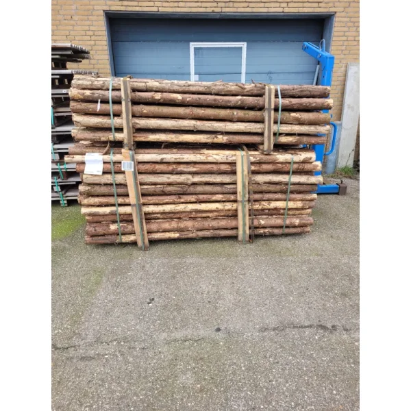 OUTLET: �5-9cm rafter med bark i l�ngde 220cm (150 stk.)