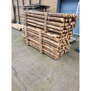 OUTLET: �5-9cm rafter med bark i l�ngde 220cm (150 stk.)