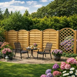 Palma hegn med bue 90x180/160cm (BxH)