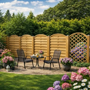 Palma hegn med bue 90x180/160cm (BxH)