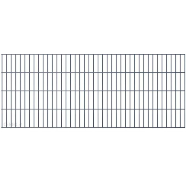 Viby 2D panelhegn 250x120 cm  elegant og holdbart hegn i sort