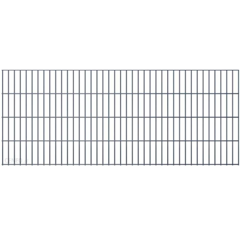 2D Panelhegn 250x95cm i sort - model Viby