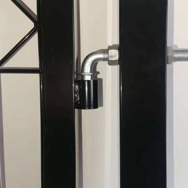 Tisvilde dobbeltlge 300x95 cm  elegant sort lge med &loz;-dekoration