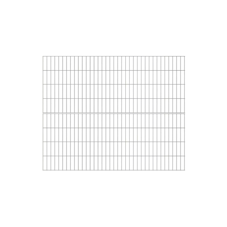 Viby 2D Panelhegn med metalstolper - Slvklasse