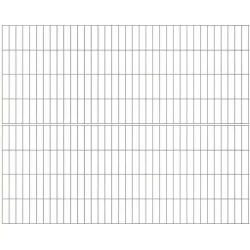 Viby 2D panelhegn 250x190 cm � galvaniseret st�l i ekstra h�jde