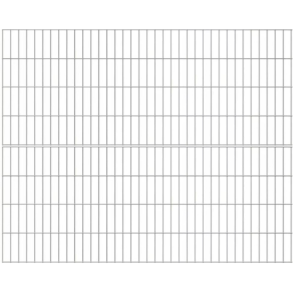 Viby 2D panelhegn 250x190 cm  galvaniseret stl i ekstra hjde