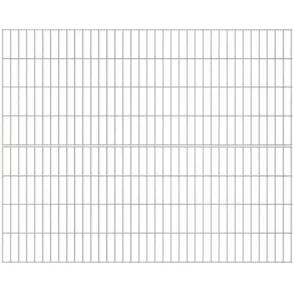 Viby 2D panelhegn 250x190 cm  galvaniseret stl i ekstra hjde