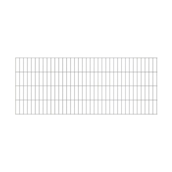 Viby 2D panelhegn 250x95 cm &#150; galvaniseret og ekstremt holdbart