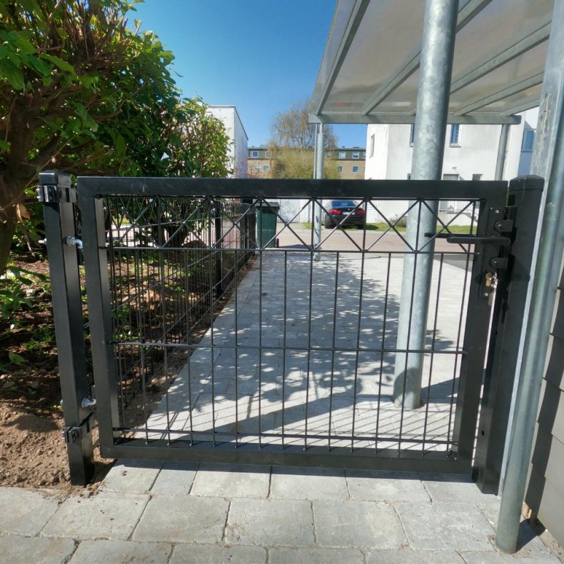 Sort panellge med X 100x80cm - model Gilleleje