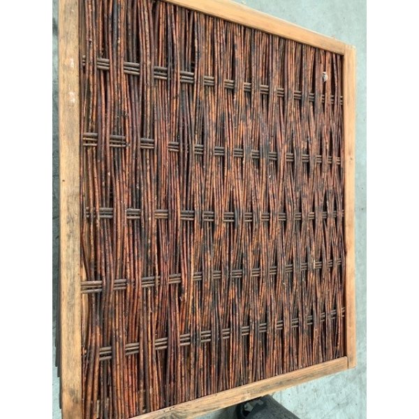 2. sortering efterr: Ebeltoft pileflethegn med ramme 120x100 cm  naturligt og tidlst udtryk