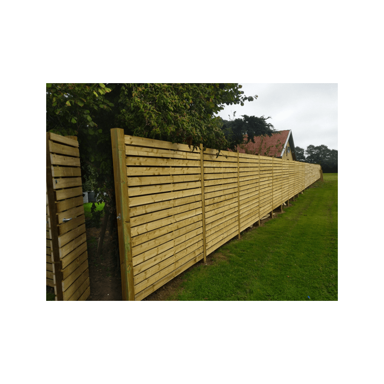 Plankevrkdr vandret tilpasset hegnet (prisen glder kun ved montage)