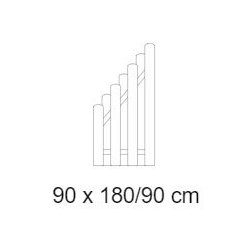 Bravo model "Assens" plankehegn