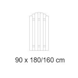 Bravo model "Assens" plankehegn