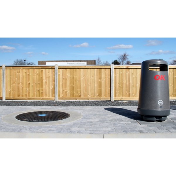 Plankehegn, grn trykimp. Fyr 189x180cm (210cm over jord)