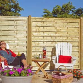 Bergen lamelhegn 180x150cm (BxH)