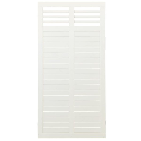Decora system hegn i hvid 90x180cm (BxH)