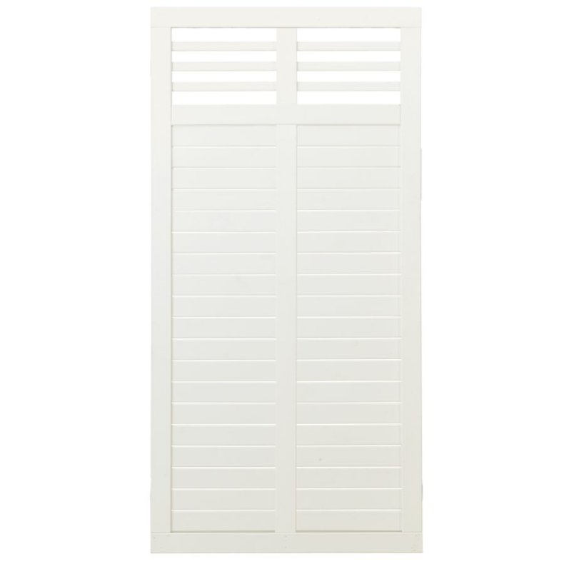 Decora system hegn i hvid 90x180cm (BxH)