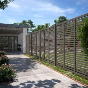 PLUS Harmoni terrassehegn med trstolper - Guldklasse