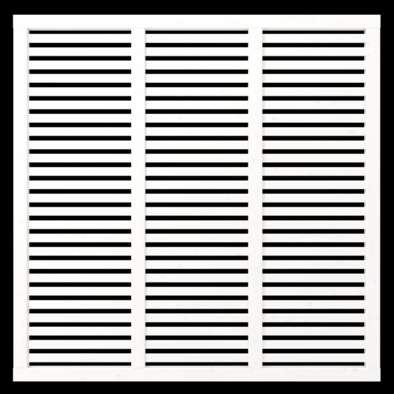 PLUS Harmoni terrassehegn med trstolper - Guldklasse