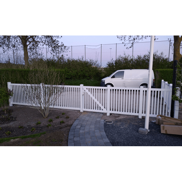 PVC Tremmehegn med smalle stave i 180x100cm (BxH)