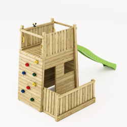 Resort leget�rn trykimpr�gneret med gr�n rutsjebane