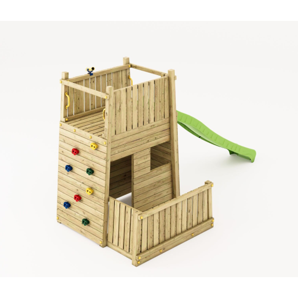 Resort leget�rn trykimpr�gneret med gr�n rutsjebane