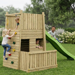 Resort leget�rn trykimpr�gneret med gr�n rutsjebane