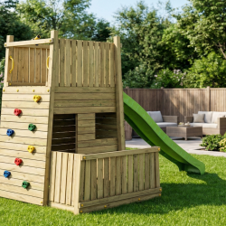 Resort leget�rn trykimpr�gneret med gr�n rutsjebane