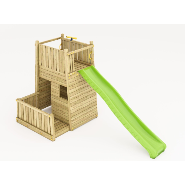 Resort leget�rn trykimpr�gneret med gr�n rutsjebane