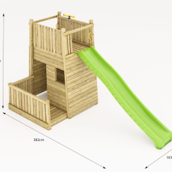 Resort leget�rn trykimpr�gneret med gr�n rutsjebane