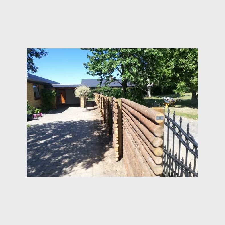 Raftehegn med bark 4-7cm rafter - Guldklasse