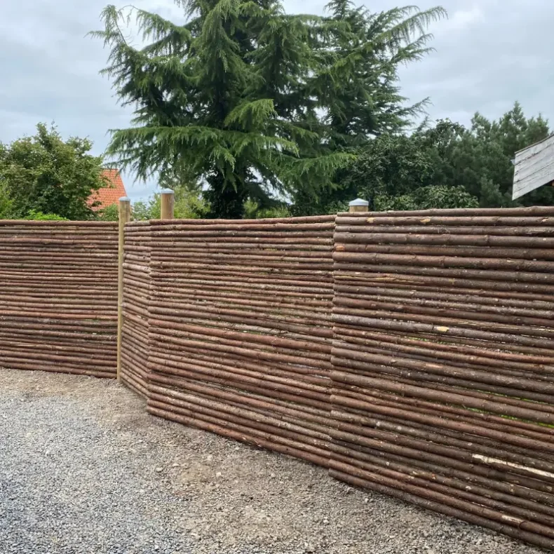 Raftehegn med bark 4-7cm rafter - Guldklasse