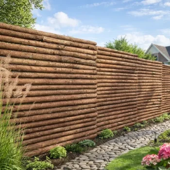 Raftehegn med bark �5-9cm rafter - Platinklasse