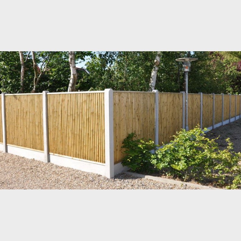 Lodret raftehegn i grnt trykimprgneret fyr  189x60cm (90cm over jord)