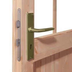 Volstrup model 4 redskabsskur til montage op ad husmur i terra gr p 6,4m2