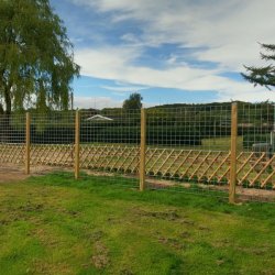 Rionethegn model Billund inkl. trykimprgnerede stolper og tilbehr - Slvklasse