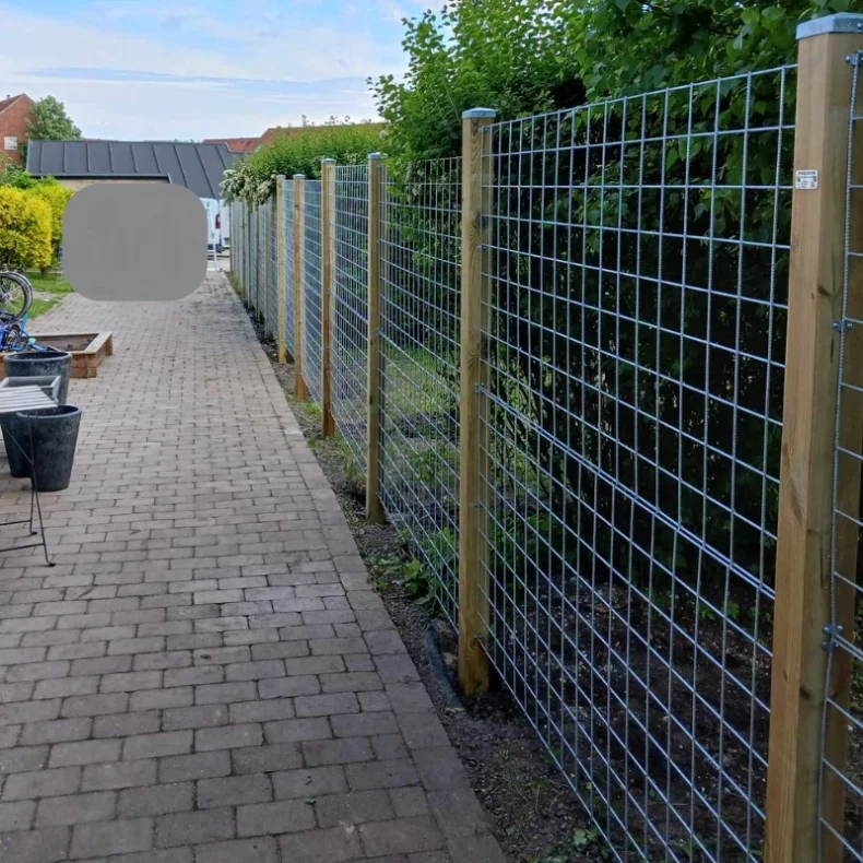 Galvaniseret rionet hegn 90x180cm - model Billund