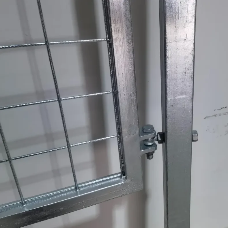 Lge til rionethegn model Billund galvaniseret 100x180cm (BxH) inkl. stolper