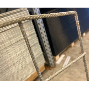 B�jet/skadet Galvaniseret rionet hegn 90x150cm - model Billund Outlet