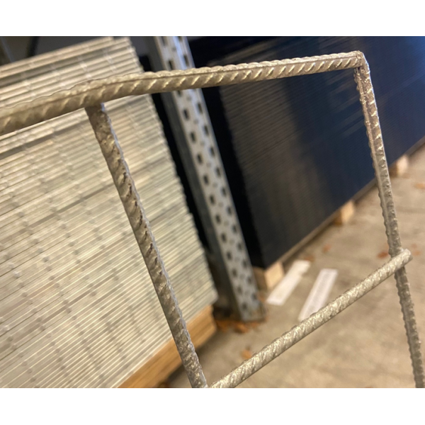 B�jet/skadet Rionet hegn galvaniseret model "Billund" 90x150cm (BxH) Lagersalg