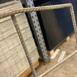 B�jet/skadet Rionet hegn galvaniseret model "Billund" 90x180cm (HxB) Lagersalg