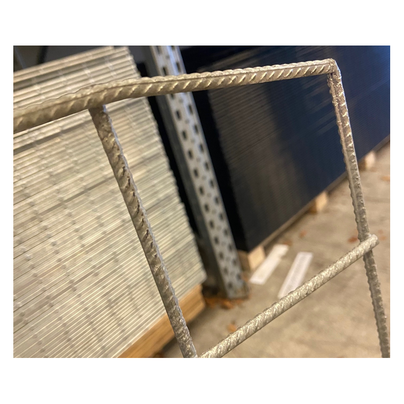 B�jet/skadet  Galvaniseret rionet hegn 90x180cm - model Billund Outlet