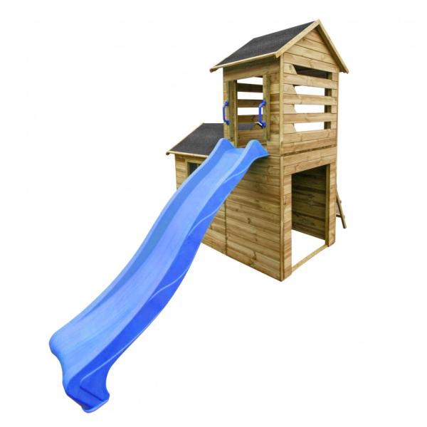 Roberto trlegehus &#150; solidt legehus med trn og masser af legemuligheder