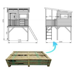 Legehus Robin p stolper &#150; eventyr og leg i hjden - Slvklasse