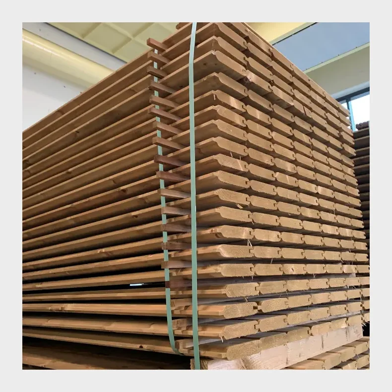 Guldklasse: Model Rom systemhegn blok i grn tryk. 28x146x1800mm (140 stk.)