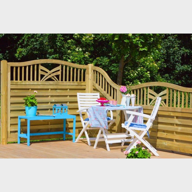 Rondo hegn i trykimprgneret tr - 90x142/104cm 