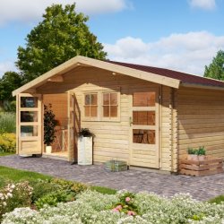 Roskilde redskabsskur model 2 med 2 rum p i alt 16,6m2